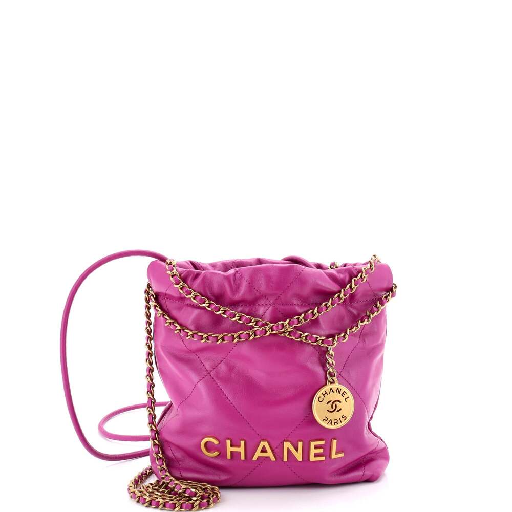 Chanel 22 Chain Hobo Quilted Calfskin #248441C48B